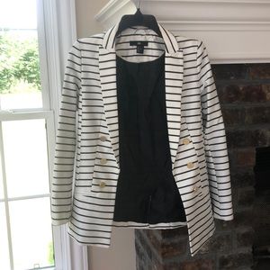 H&M striped blazer